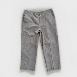 Alfred Dunner Womens Pants Size 18 Pull On Tan Elastic Waist Dress Classic